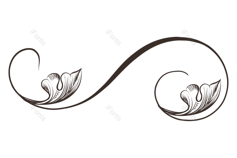 复古图片,花纹元素,复古花纹PNG,分隔线免抠素材